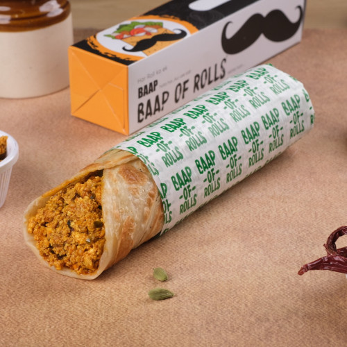 paneer bhurji roll