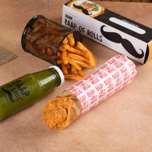 korma chicken roll como